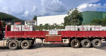 呼和浩特 芝麻灰花岗岩地铺石出货日常