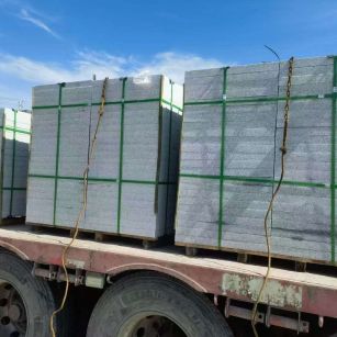 呼和浩特 芝麻白花岗岩地铺石装车日常