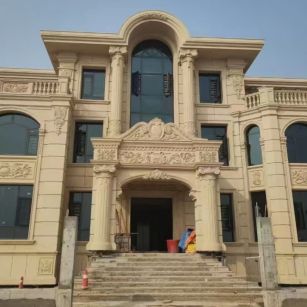 呼和浩特 黄金麻花岗岩别墅外墙干挂