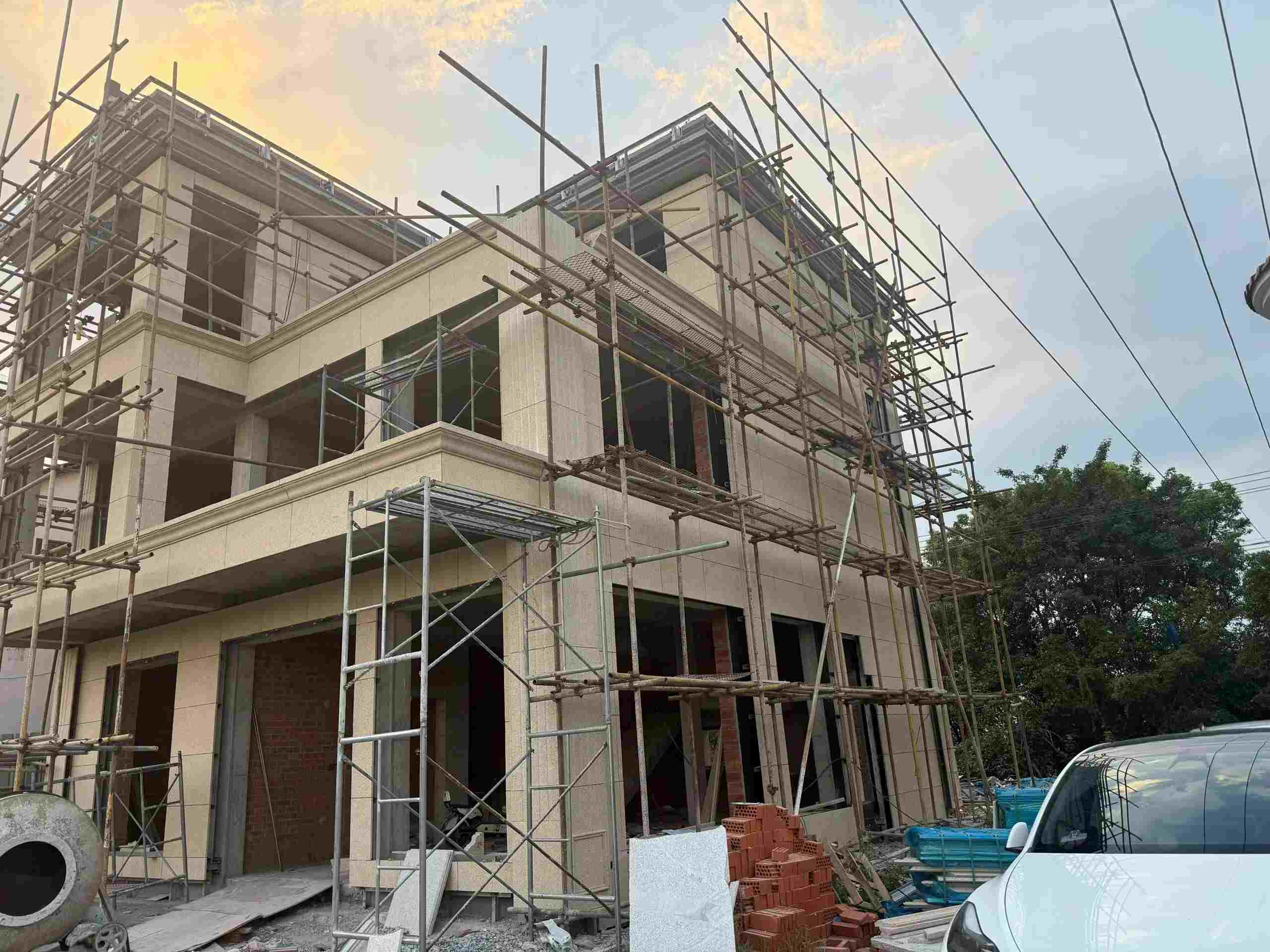 呼和浩特 黄金麻荔枝面花岗岩外墙干挂