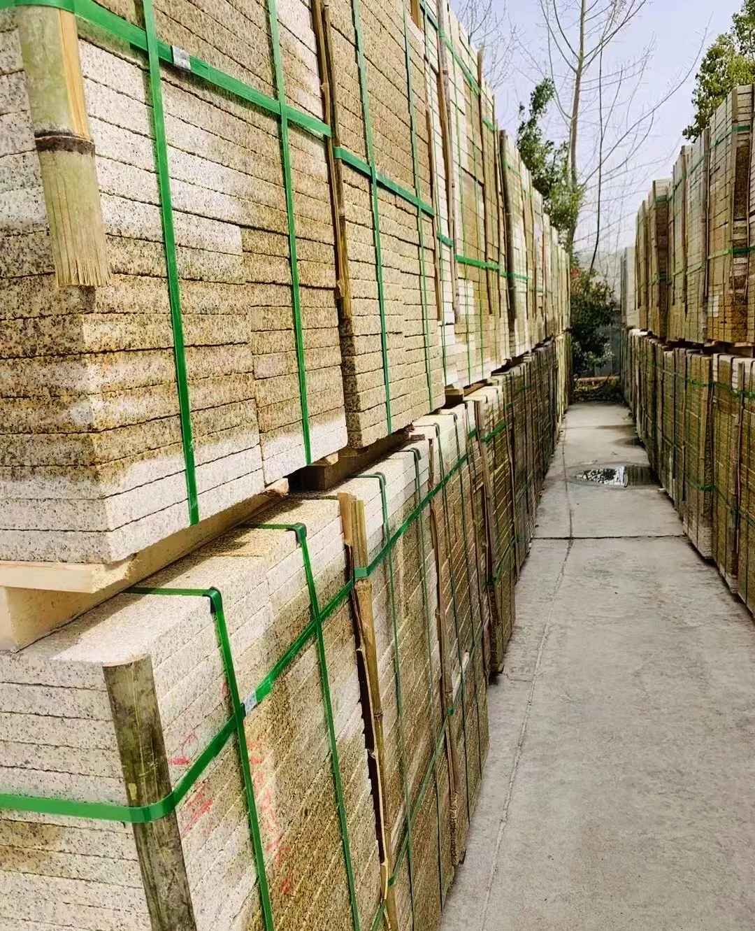 呼和浩特 黄金麻花岗岩荔枝面地铺石