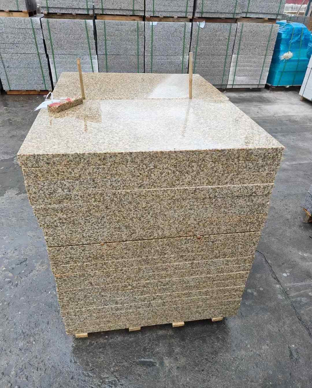 呼和浩特 湖北黄金麻花岗岩石材荔枝面外墙石材