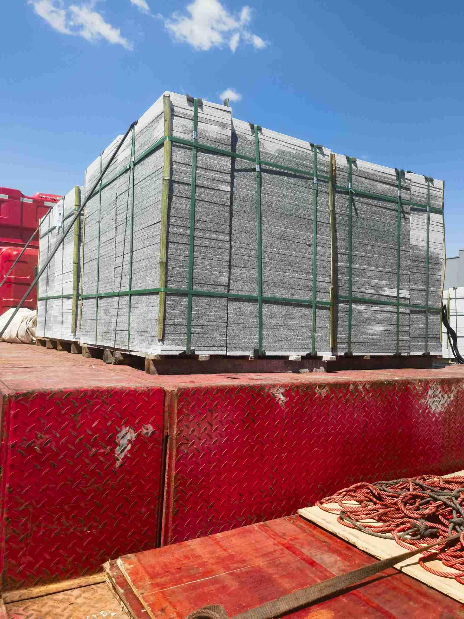 呼和浩特 芝麻白火烧规格板地铺石300*600/600*600