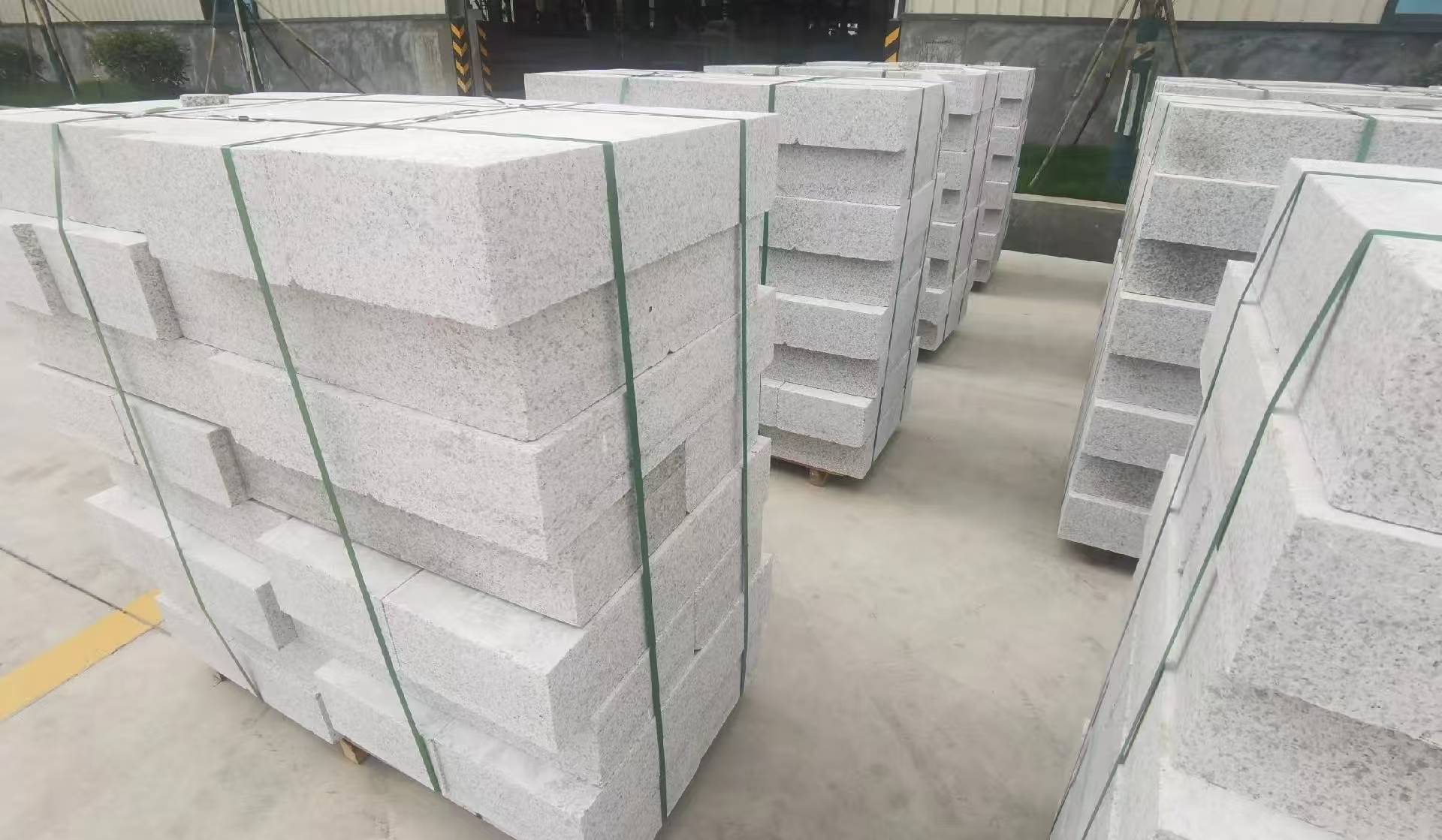 呼和浩特 白麻花岗岩路沿石，立缘石，平缘石，路牙石，道牙石，马路牙子等