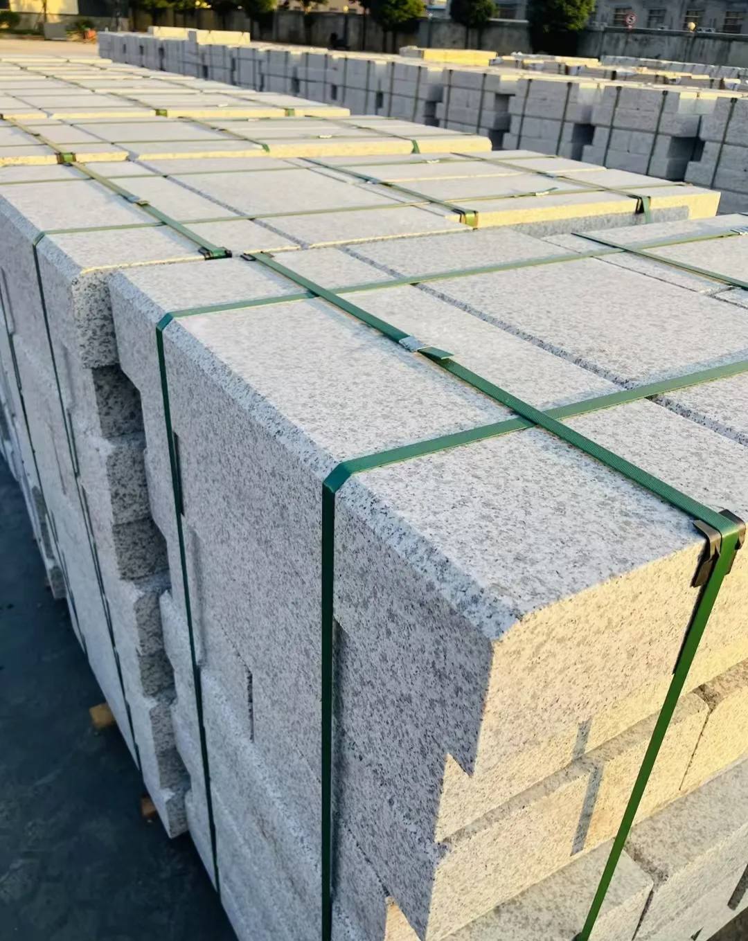 呼和浩特 白麻花岗岩路沿石，马路牙子，路缘石，平石，立缘石等