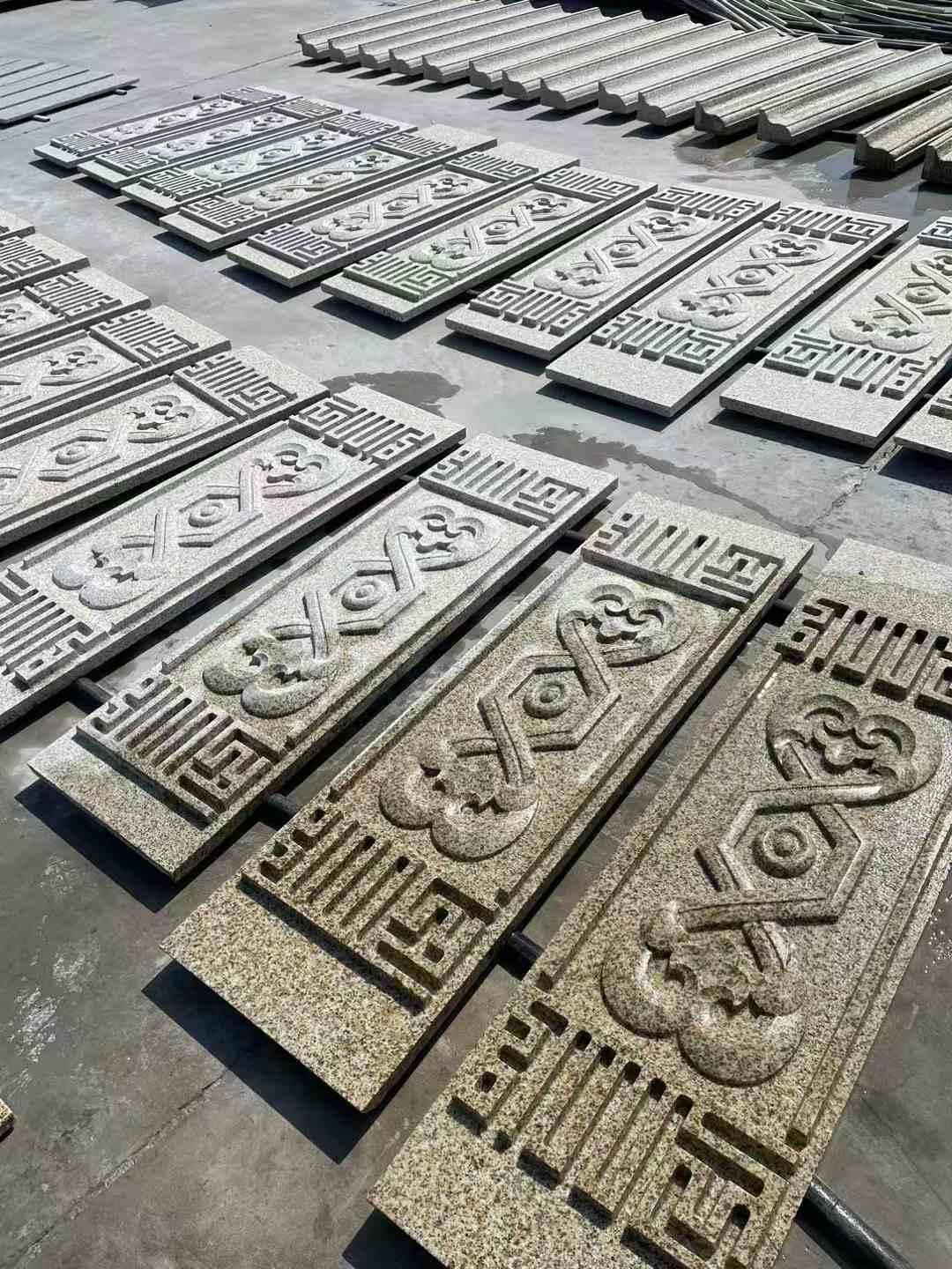 呼和浩特 黄金麻花岗岩外墙雕刻板